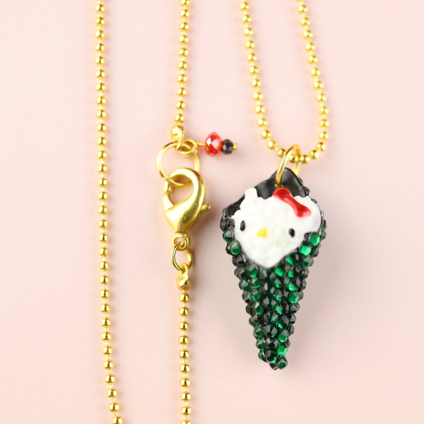 Temaki Twinkle Necklace with Gold Hardware