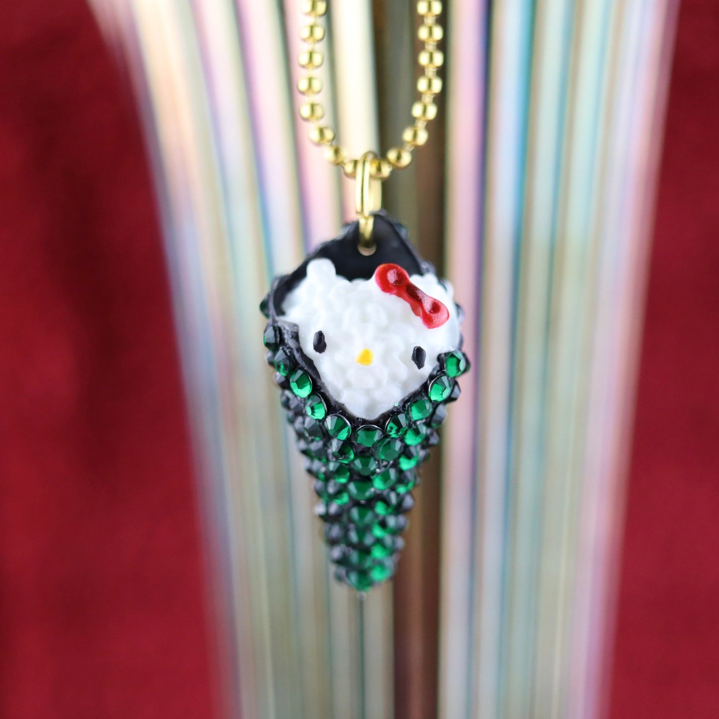 Temaki Twinkle Necklace with Gold Hardware