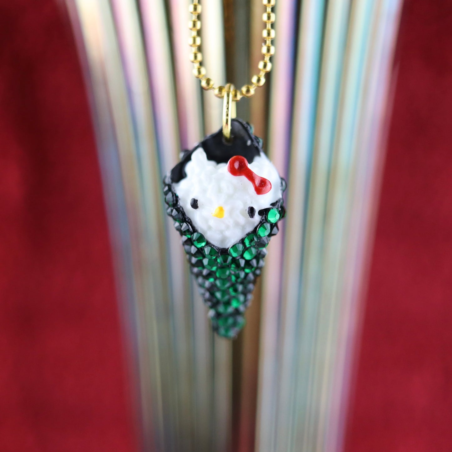 Temaki Twinkle Necklace with Gold Hardware